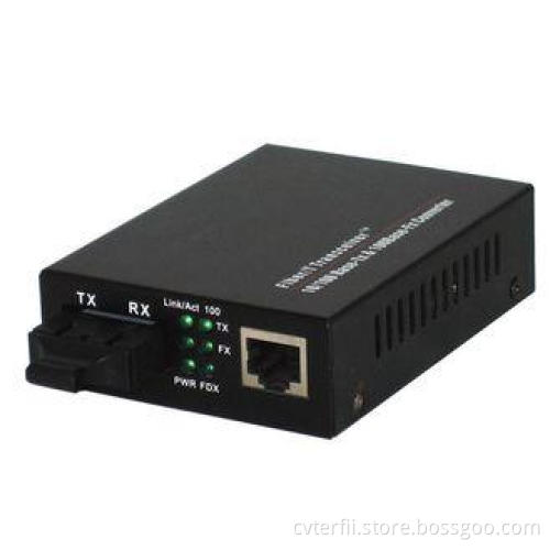 Gigabit Fiber Optic Media Converter With 9k Byte Super Dat